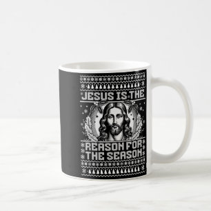 Jesus Is De Reden Voor Het Seizoen - Lelijke Kerst Koffiemok