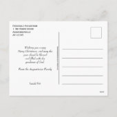 JESUS IS DE REDEN VOOR Kerstmis Feestdagenkaart (Achterkant)