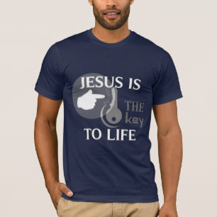 JESUS IS DE SLEUTEL VAN HET LEVEN T-SHIRT