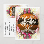 JESUS is & De Trooster ...Postkaart Briefkaart (Voorkant / Achterkant)