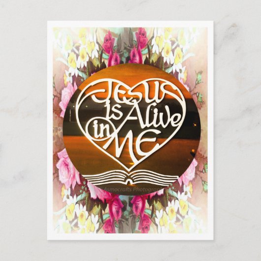 JESUS is & De Trooster ...Postkaart Briefkaart (Voorkant)