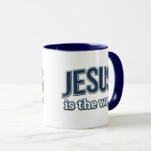 JESUS is de weg - Christelijk Mok (Voorkant rechts)