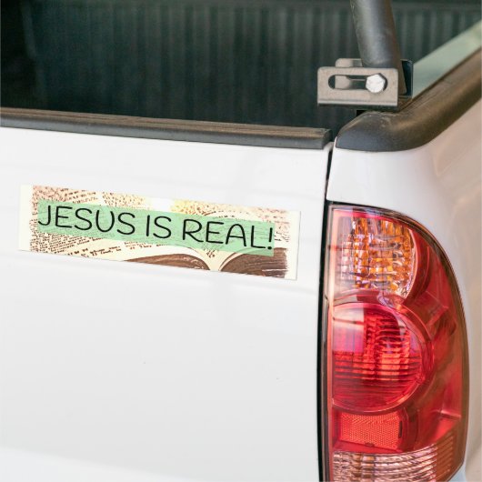 JESUS IS ECHT! BUMPERSTICKER (Op Truck)