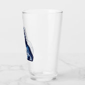 Jesus is een Dallas fan die een glas drink (Links)