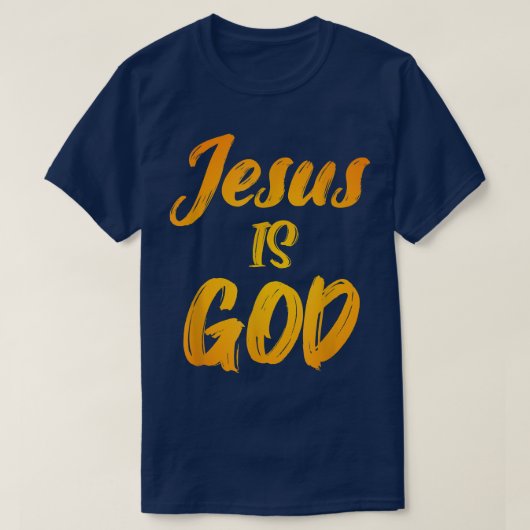 JESUS IS GOD T-SHIRT (Design voorkant)