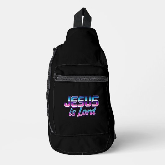 JESUS is Heer - Christelijk Sling Bag (Voorkant)