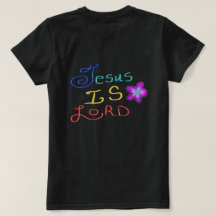 Jesus is HEER Christelijke Citaat Zwarte T-shirt