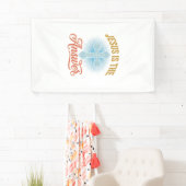 Jesus Is het Antwoord Christelijk Kruis Vectorontw Spandoek (Insitu)