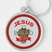 Jesus is het Brood des Levens Sleutelhanger (Voorkant)