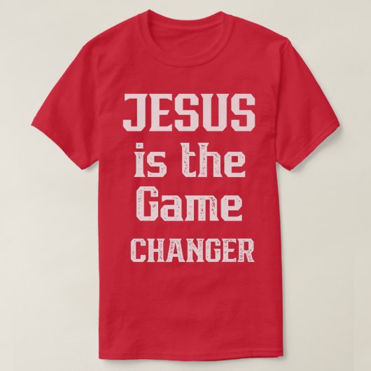 JESUS IS HET CHRISTELIJKE GRAFISCHE ONTWERP VAN DE T-SHIRT (Design voorkant)