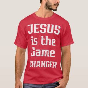 JESUS IS HET CHRISTELIJKE GRAFISCHE ONTWERP VAN DE T-SHIRT