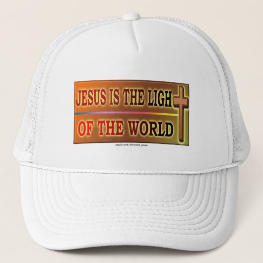 JESUS IS HET LICHT TRUCKER PET (Voorkant)