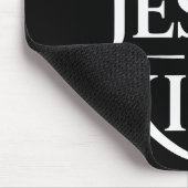 Jesus Is King Christelijk Muismat (Hoek)