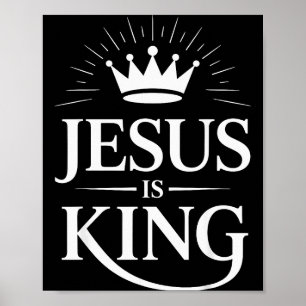 Jesus Is King Christelijk Poster