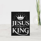 Jesus Is King Christian  Kaart (Voorkant)