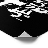 Jesus is King Christian Poster (Hoek)