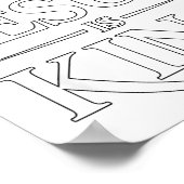 Jesus Is King Christian  Poster (Hoek)