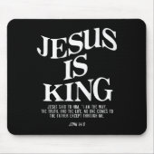 Jesus Is King Jesus Johannes 146 Kostuum Christeli Muismat (Voorkant)