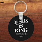 Jesus Is King Jesus Johannes 146 Kostuum Christeli Sleutelhanger (Voorkant)