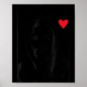 Jesus Is King Jesus King Of Hearts Card Christian  Poster (Voorkant)