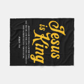 Jesus Is King John 14_6 Costume Jesus Christian (o Fleece Deken (Voorkant (Horizontaal))