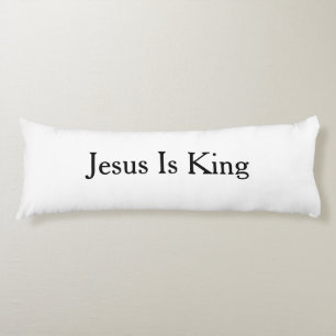Jesus Is King Lichaam Kussen 51cm x 137cm