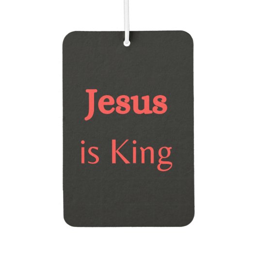 Jesus is King  Luchtverfrisser (Voorkant)