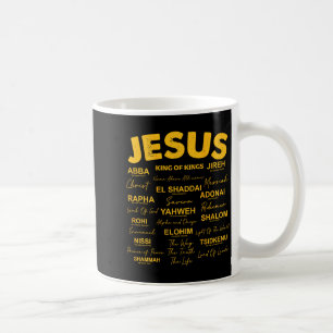 Jesus Is King Namen Van God Hebreeuws Jezus Christ Koffiemok