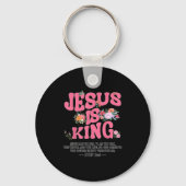 Jesus Is King Nk Christian Toddler God Sister Daug Sleutelhanger (Voorkant)