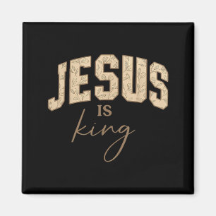 Jesus.is Koning Bijbelvers John 14_6 Christelijk R Magneet
