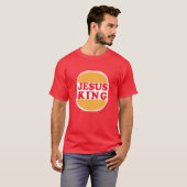Jesus is Koning - Christelijk T-shirt (Voorkant volledig)