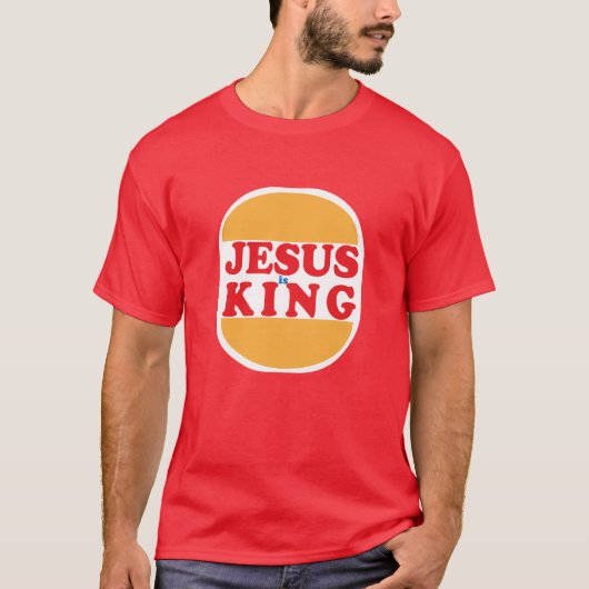 Jesus is Koning - Christelijk T-shirt (Voorkant)