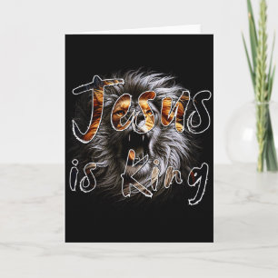 Jesus Is Koning, De Leeuw Van Juda Slaat Christia Kaart