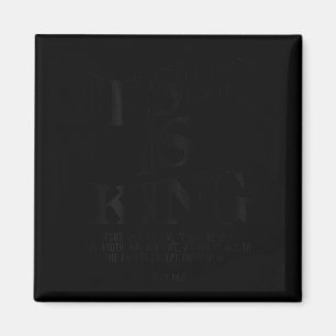 Jesus Is Koning Jezus Johannes 14_6 Kostuum Christ Magneet