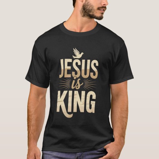 Jesus Is Koning T-shirt (Voorkant)