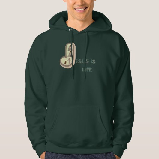 ''Jesus Is Leven'' Hoodie (Voorkant)
