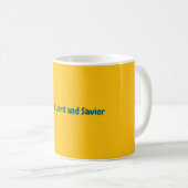 Jesus is Lord and Savior Mug Koffiemok (Voorkant rechts)