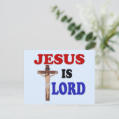 JESUS IS LORD BRIEFKAART (Staand voorkant)