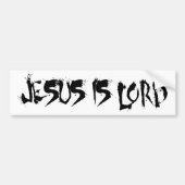 Jesus is Lord Bumpersticker (Voorkant)