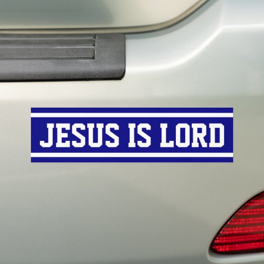 Jesus is Lord Bumpersticker (Op auto)