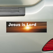 Jesus is Lord Bumpersticker (Op auto)