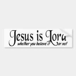 Jesus is Lord Bumpersticker