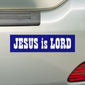 Jesus is Lord Bumpersticker (Op auto)