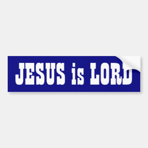 Jesus is Lord Bumpersticker