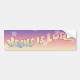 Jesus is Lord Bumpersticker