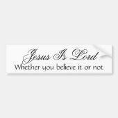 Jesus is Lord Bumpersticker (Voorkant)