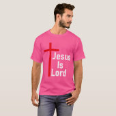 Jesus is Lord Christelijk Design T-shirt (Voorkant volledig)