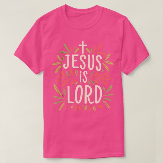 Jesus is Lord Christelijk T-shirt (Design voorkant)