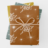 Jesus Is Lord Christmas Christelijke Retro jaren 7 Inpakpapier Vel (In situ)