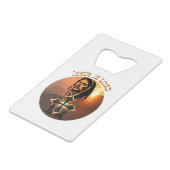 Jesus Is Lord Creditkaart Flessenopener (Achterkant Gekanteld)